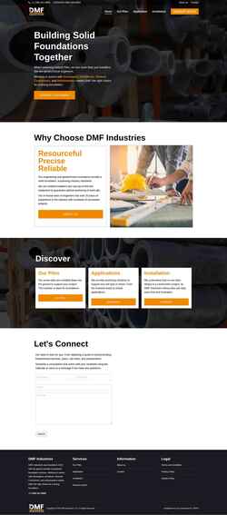 Screenshot www.dmf-ind.com