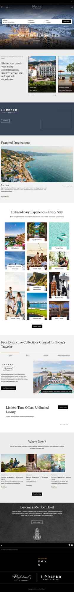 スクリーンショット preferredhotels.com