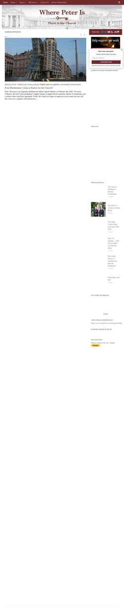 Снимак екрана wherepeteris.com