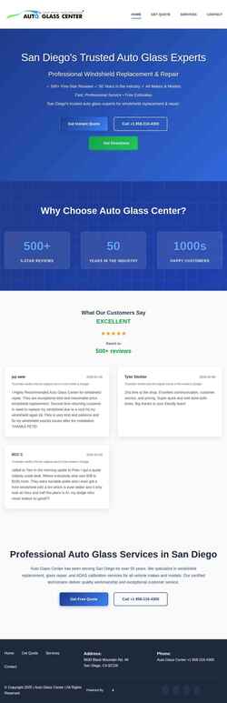 Screenshot carglass1.com