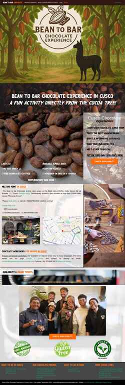 Screenshot experiencecuscochocolate.com