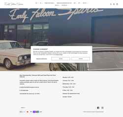 スクリーンショット earlyfalconspares.com.au