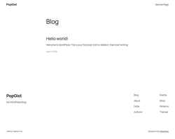 Captura de pantalla popgist.com