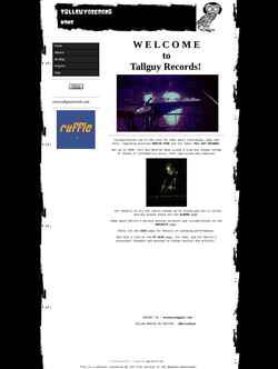 Screenshot tallguyrecords.com