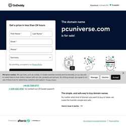 Schermafbeelding pcuniverse.com