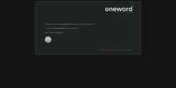Снимак екрана oneword.com