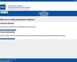 Screenshot esra.multiregistration.com