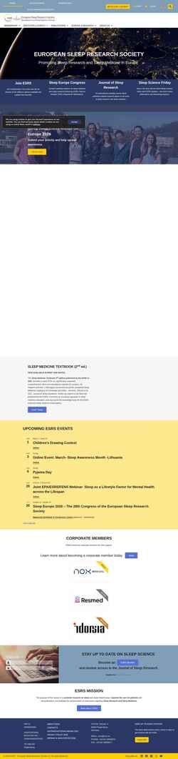 Screenshot esrs.eu