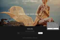 Screenshot onemodelsmanagement.com