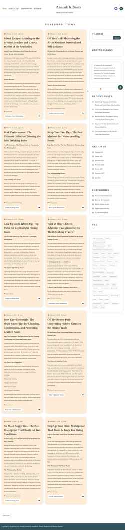 Screenshot themeanorak.com