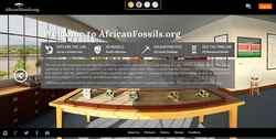 Snímek obrazovky africanfossils.org