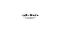 Captura de pantalla leatherdomina.com