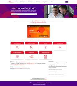Schermata hub.ivanti.com