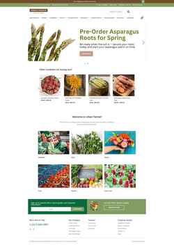 Captură de ecran www.ufseeds.com