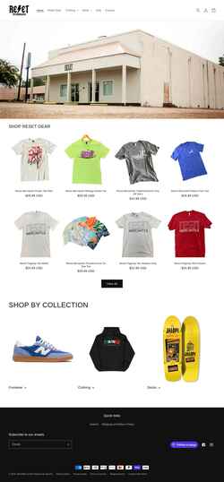 Snímek obrazovky resetmercantile.com
