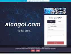 Snímek obrazovky alcogol.com