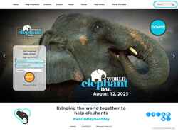 Ekran görüntüsü worldelephantday.org