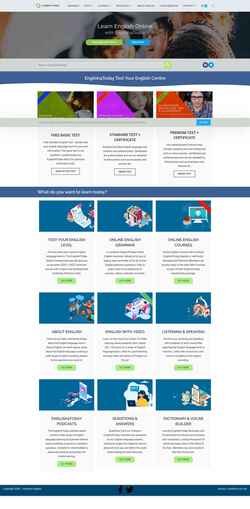 Captura de pantalla english4today.com