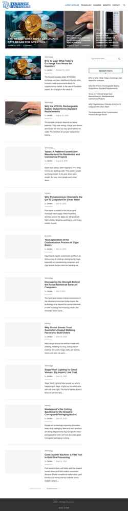 Screenshot financebusinessarticles.com