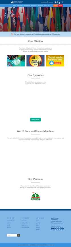 Captura de pantalla worldforumfoundation.org