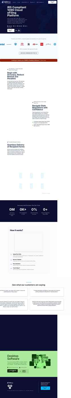 Screenshot 1099pro.com