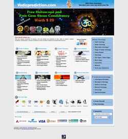 Screenshot vedicprediction.com