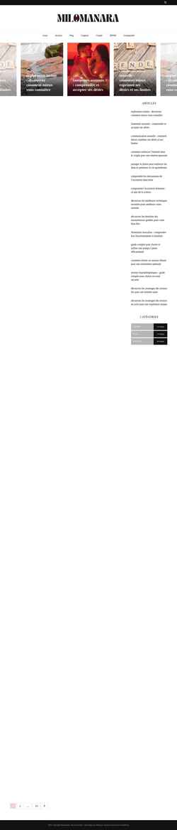Captura de pantalla milomanara.com