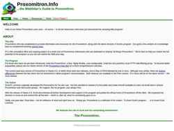 Captură de ecran proxomitron.info