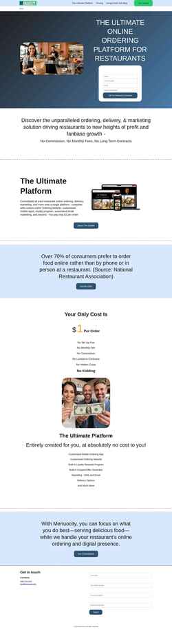Screenshot menuocity.com
