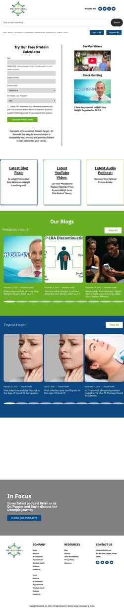 Captura de pantalla metabolism.com