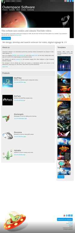 Screenshot www.outerspace-software.com