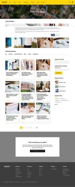 Скриншот blog.rawson.co.za