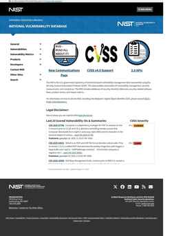 Скриншот nvd.nist.gov