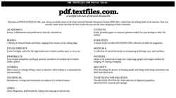 Captura de pantalla pdf.textfiles.com