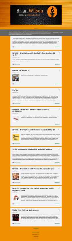Screenshot www.brianwilson.net