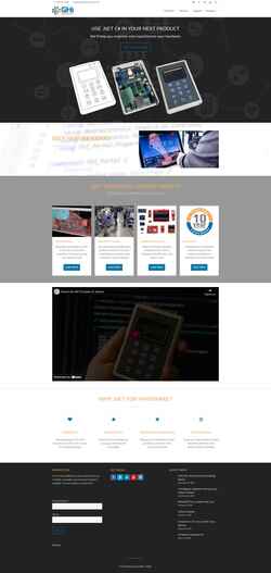 Screenshot www.ghielectronics.com