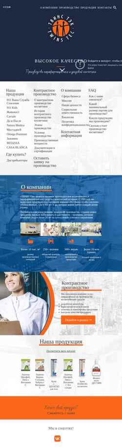 Zrzut ekranu twinstec.ru