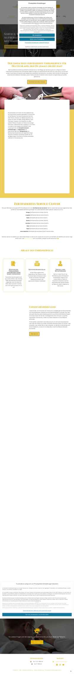 Screenshot chronorestore.com