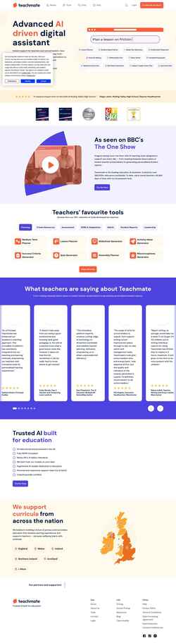 Captură de ecran www.teachmate.com