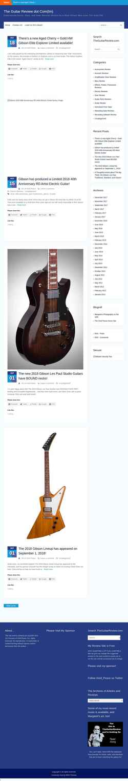 Ekran görüntüsü theguitarreview.com