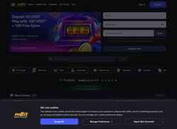 Captura de pantalla www.mbitcasino.io
