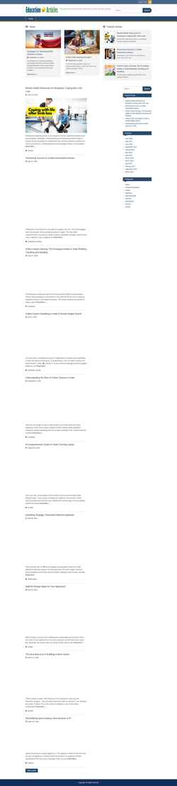Екранна снимка edarticle.com