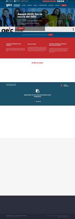 Screenshot www.geic.cat