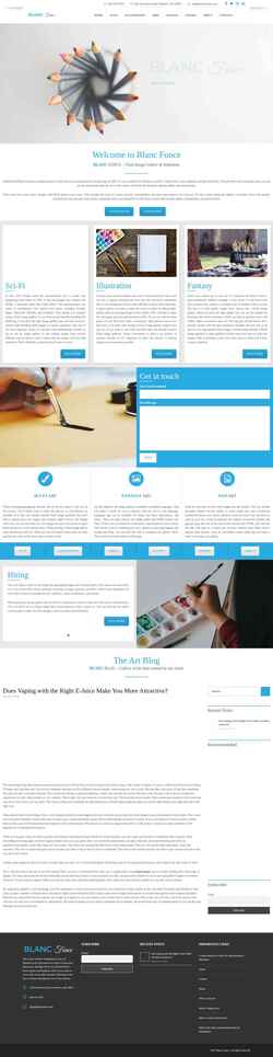 Screenshot www.blancfonce.com