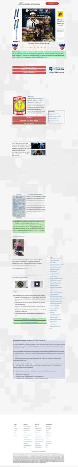 スクリーンショット veteranprograms.com