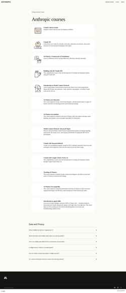 Skärmdump anthropic.skilljar.com
