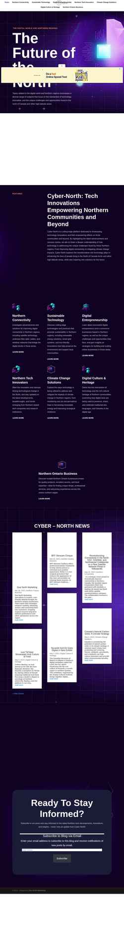 Screenshot cyber-north.com