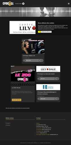 Képernyőkép choc.fm