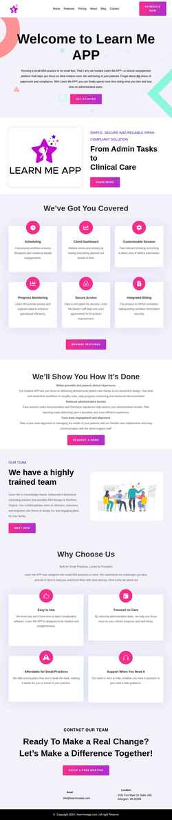 Скриншот learnmeapp.com