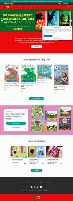 Captura de pantalla nosycrow.com